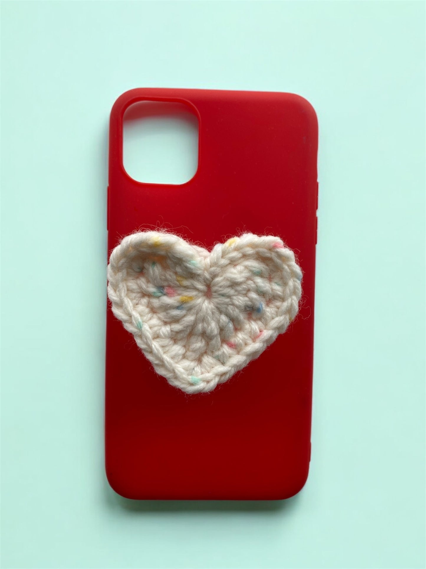 Handmade Crochet Phone Grips | Cute Cloud, Heart, Mouse & Flower Phone Holder Cover | Soft Kawaii Tech Accessories | Adhesive Kindle Griptok