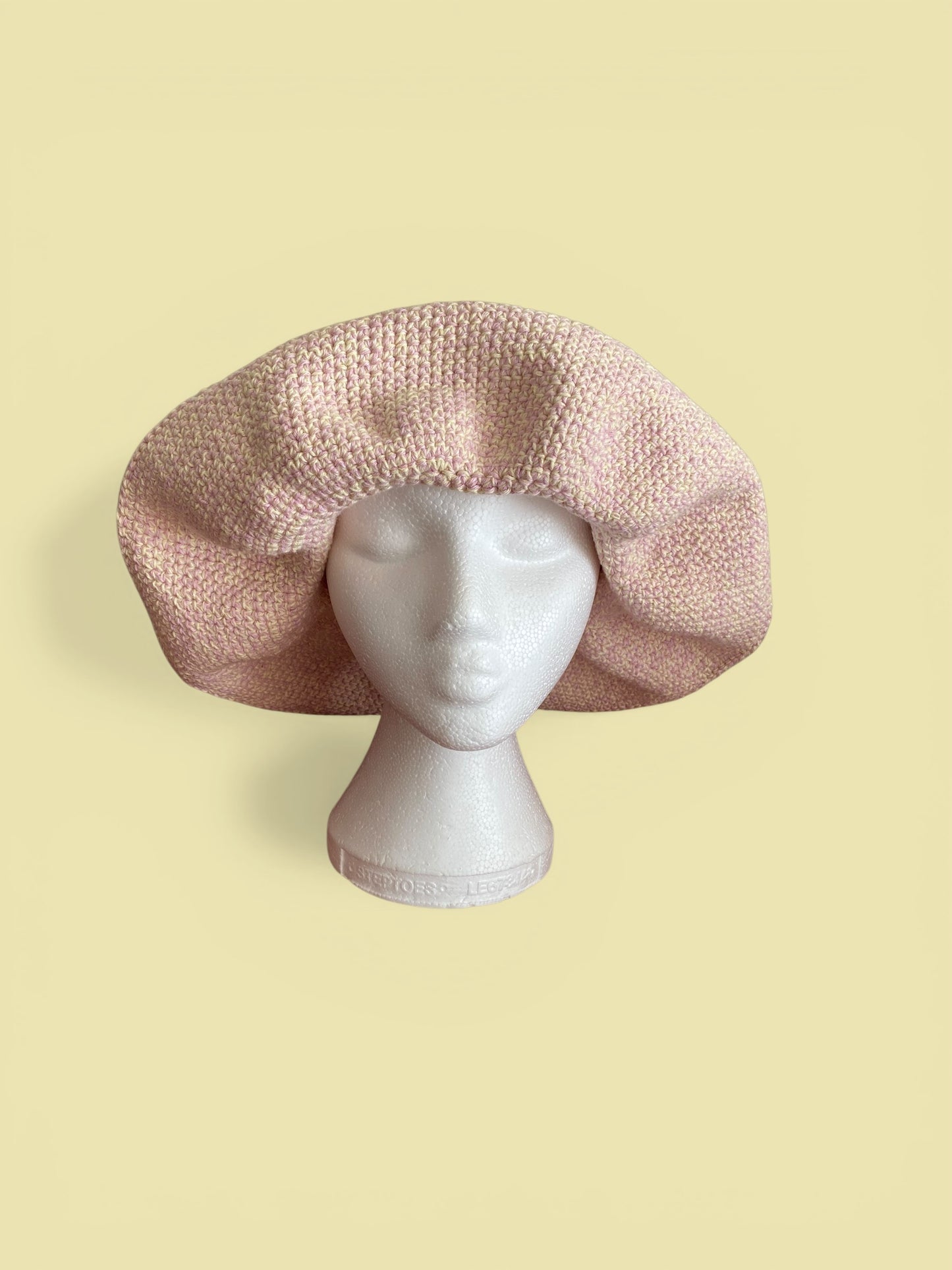 Handmade Crochet Bucket Hat | Long Brim Summer Headwear | Statement Hair Accessories