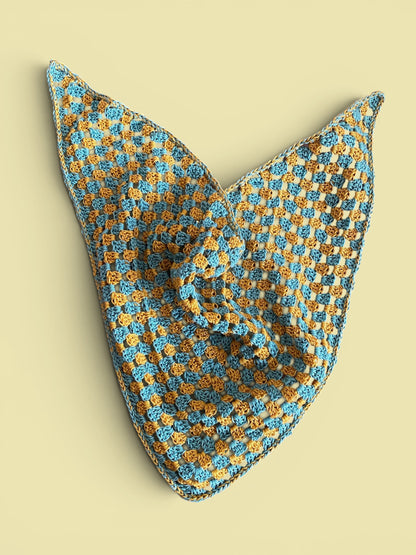 3in1 Crochet Summer Accessory: Bandana, Belt and Triangle Scarf