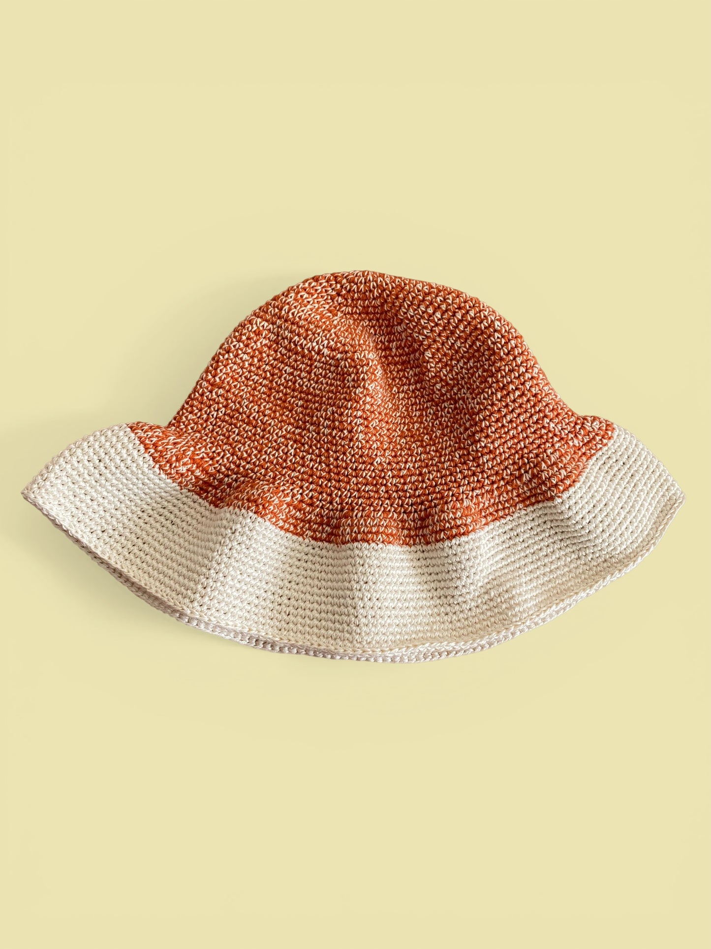 Handmade Crochet Bucket Hat | Long Brim Summer Headwear | Statement Hair Accessories