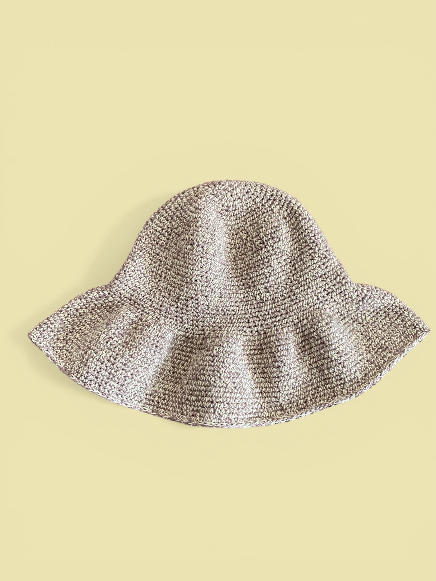 Handmade Crochet Bucket Hat | Long Brim Summer Headwear | Statement Hair Accessories