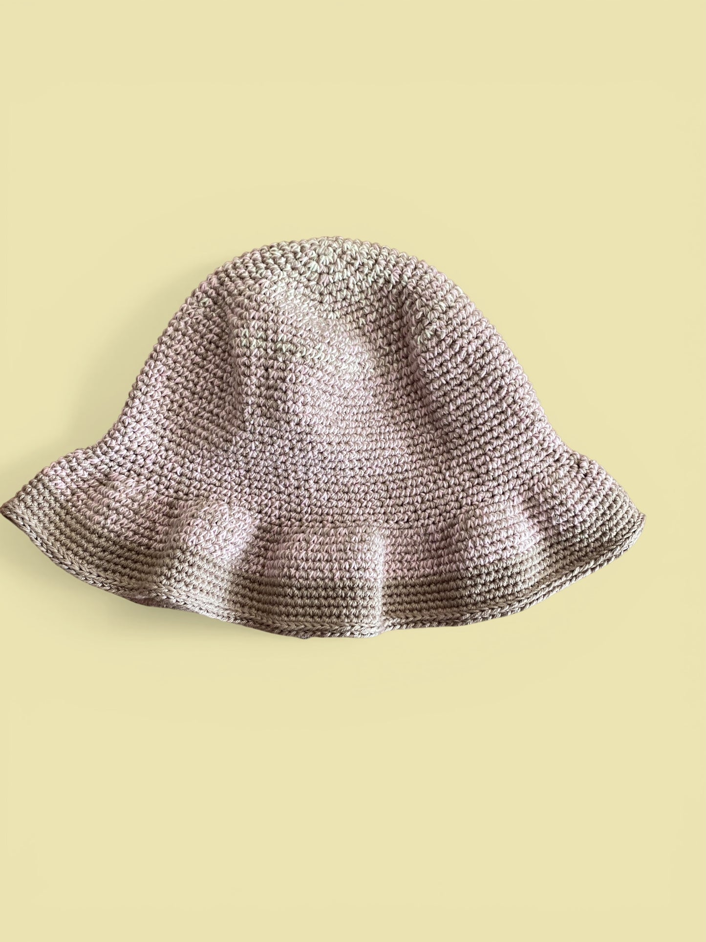 Handmade Crochet Bucket Hat | Long Brim Summer Headwear | Statement Hair Accessories