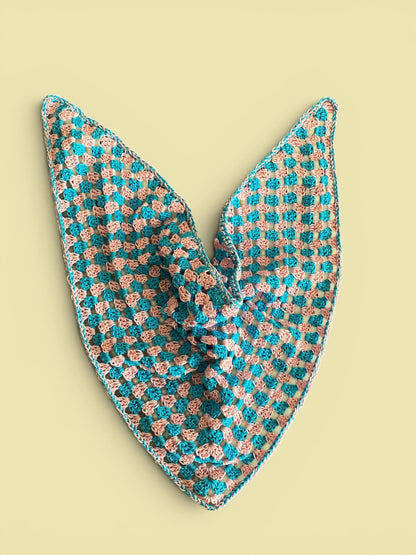 3in1 Crochet Summer Accessory: Bandana, Belt and Triangle Scarf