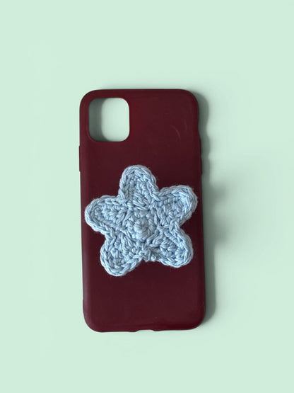 Handmade Star Phone Grip | Crochet Tech Accessories
