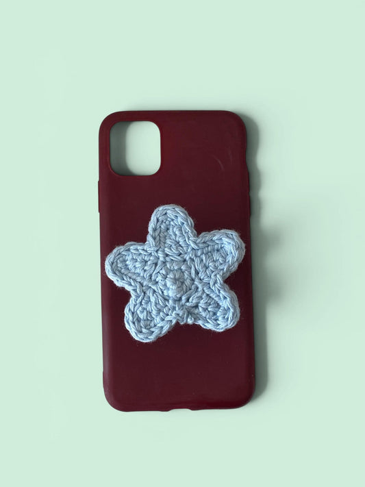 Handmade Star Phone Grip | Crochet Tech Accessories