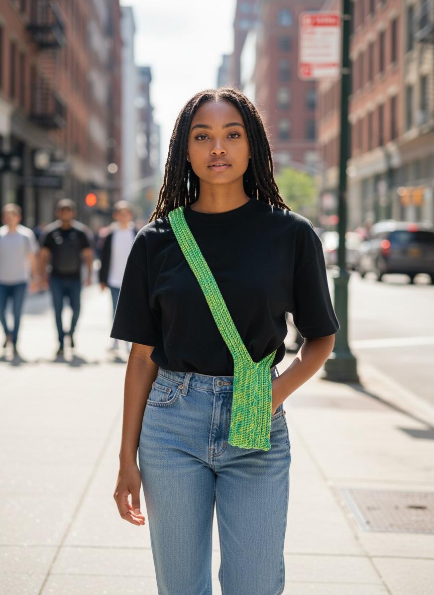 Handmade Crossbody Phone Bag | Crochet Tech Accessories