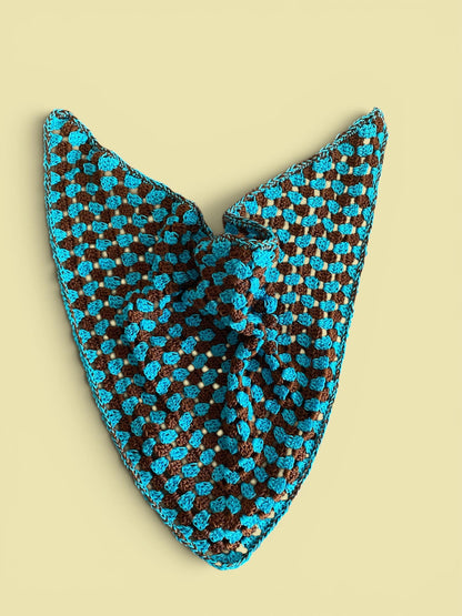 3in1 Crochet Summer Accessory: Bandana, Belt and Triangle Scarf