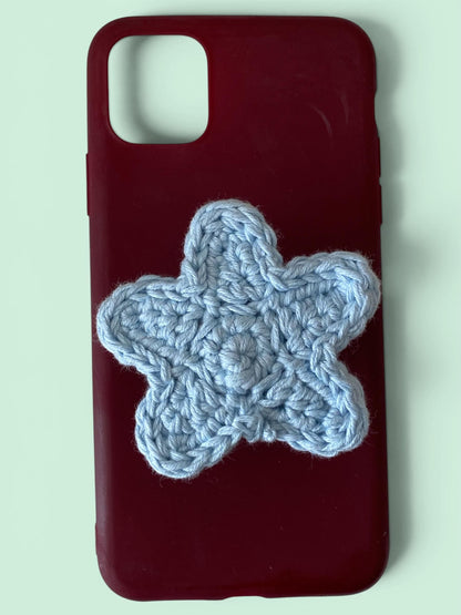 Handmade Star Phone Grip | Crochet Tech Accessories